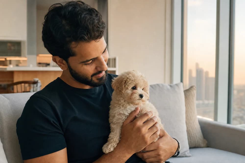 LUCY W., Maltipoo owner