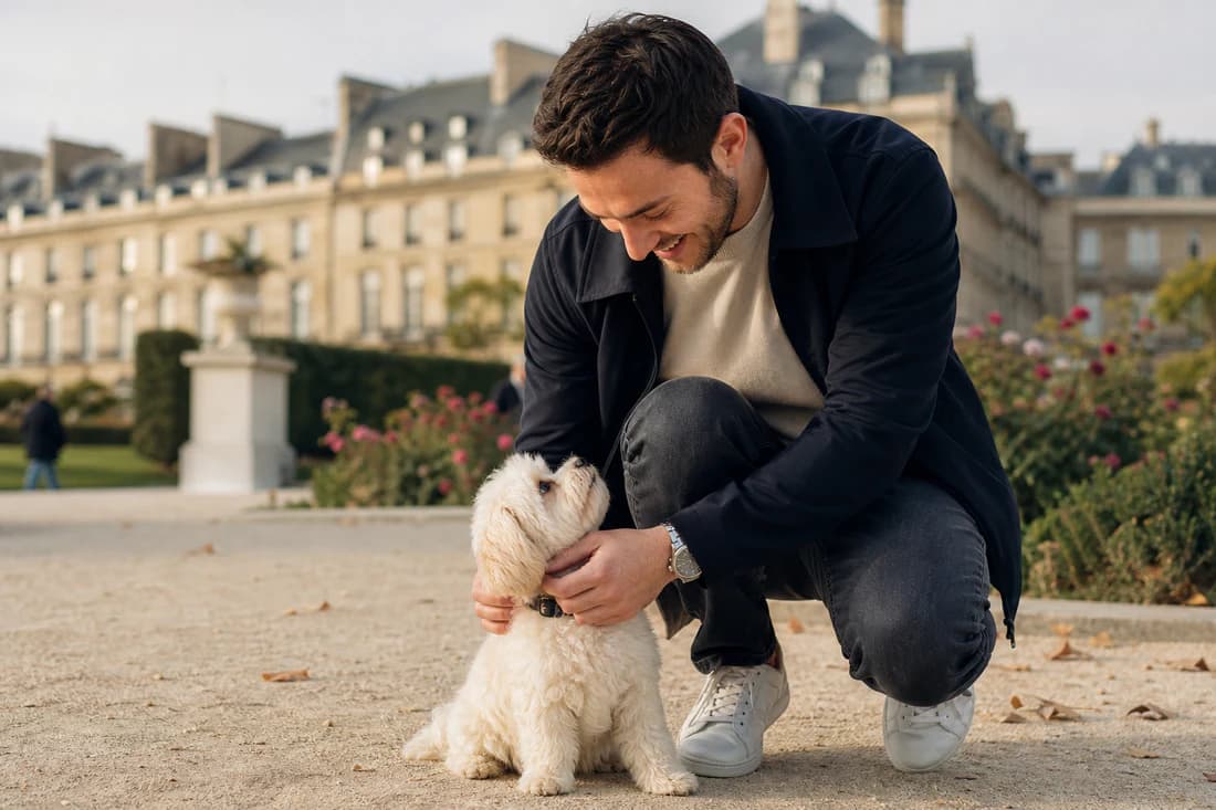 MAYA A., Maltipoo owner